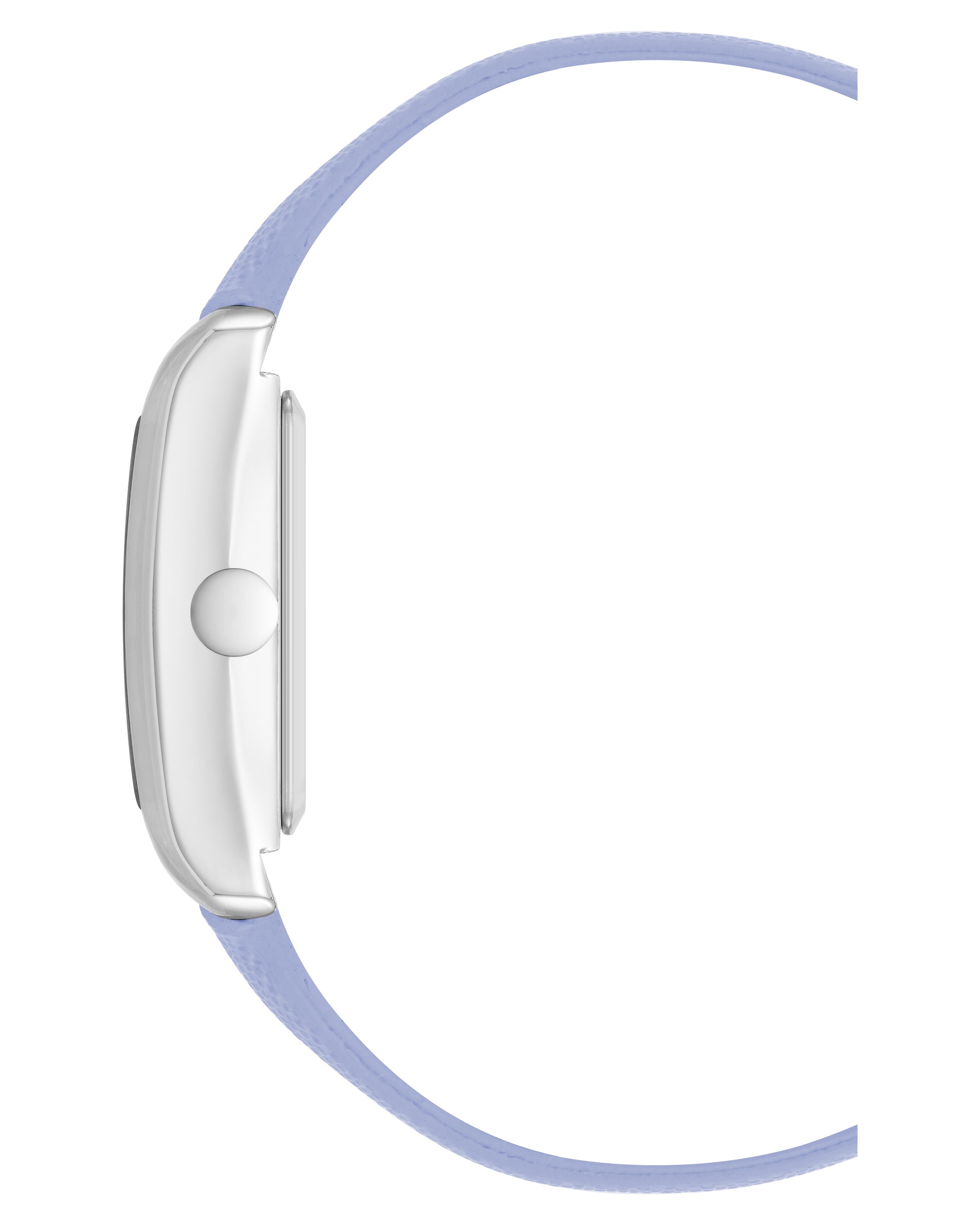 Saffiano Strap Rectangular Watch